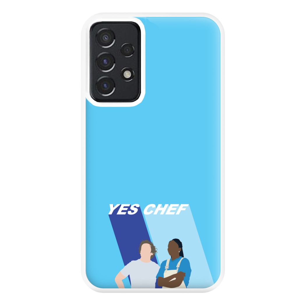 Yes Chef Blue Phone Case for Galaxy A52 / A52s