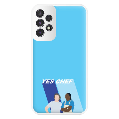 Yes Chef Blue Phone Case for Galaxy A53