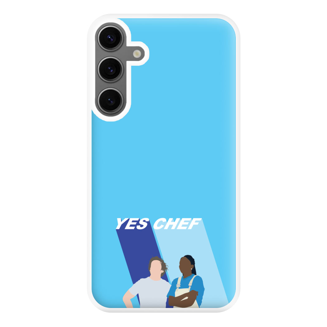 Yes Chef Blue Phone Case for Galaxy S24FE