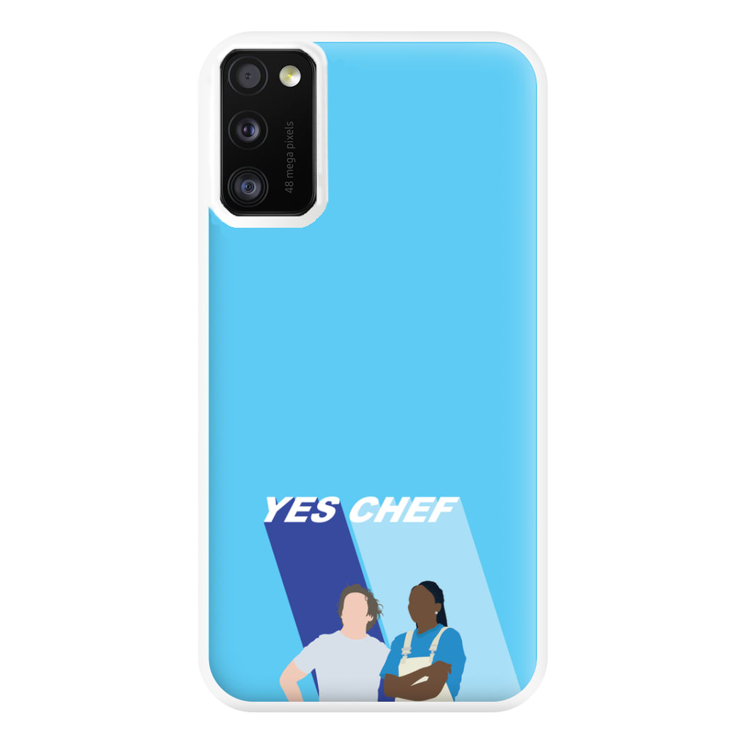 Yes Chef Blue Phone Case for Galaxy A41