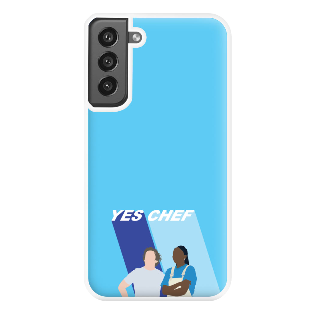 Yes Chef Blue Phone Case for Galaxy S21FE