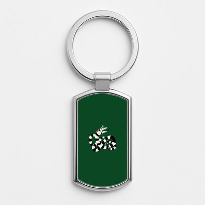 Sandworm - Beetle Halloween Silver Keyring