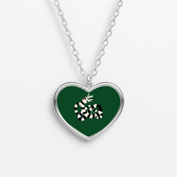Sandworm - Beetle Halloween Heart Necklace