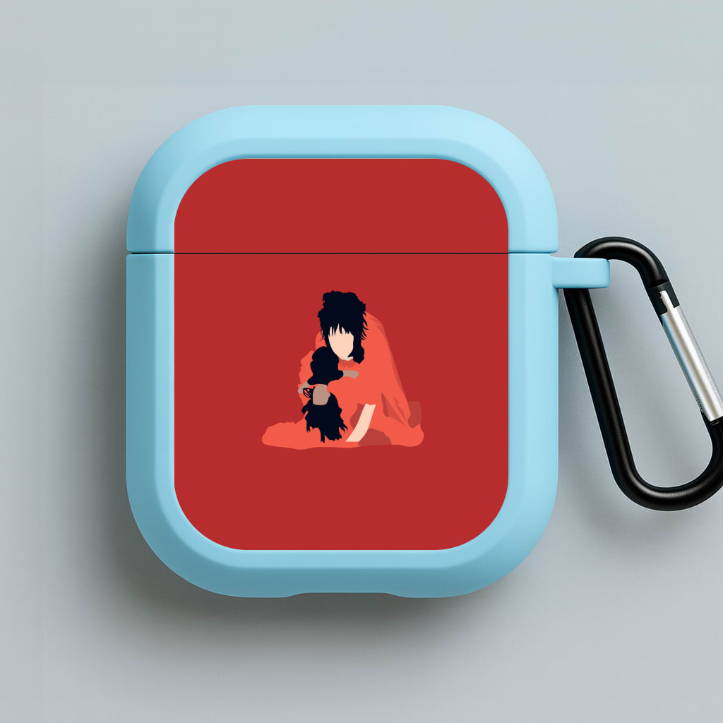 Lydia - Beetle Halloween Blue AirPods Case