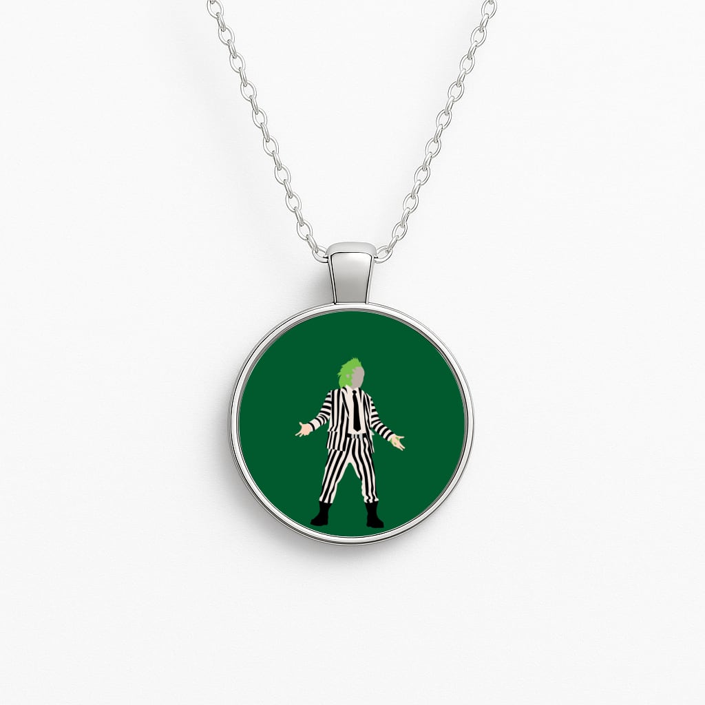 Betelgeuse - Beetle Halloween Circle Necklace