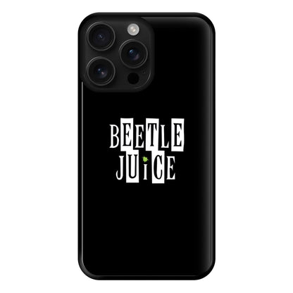 Text - Beetle Halloween Phone Case for iPhone 16 Pro Max