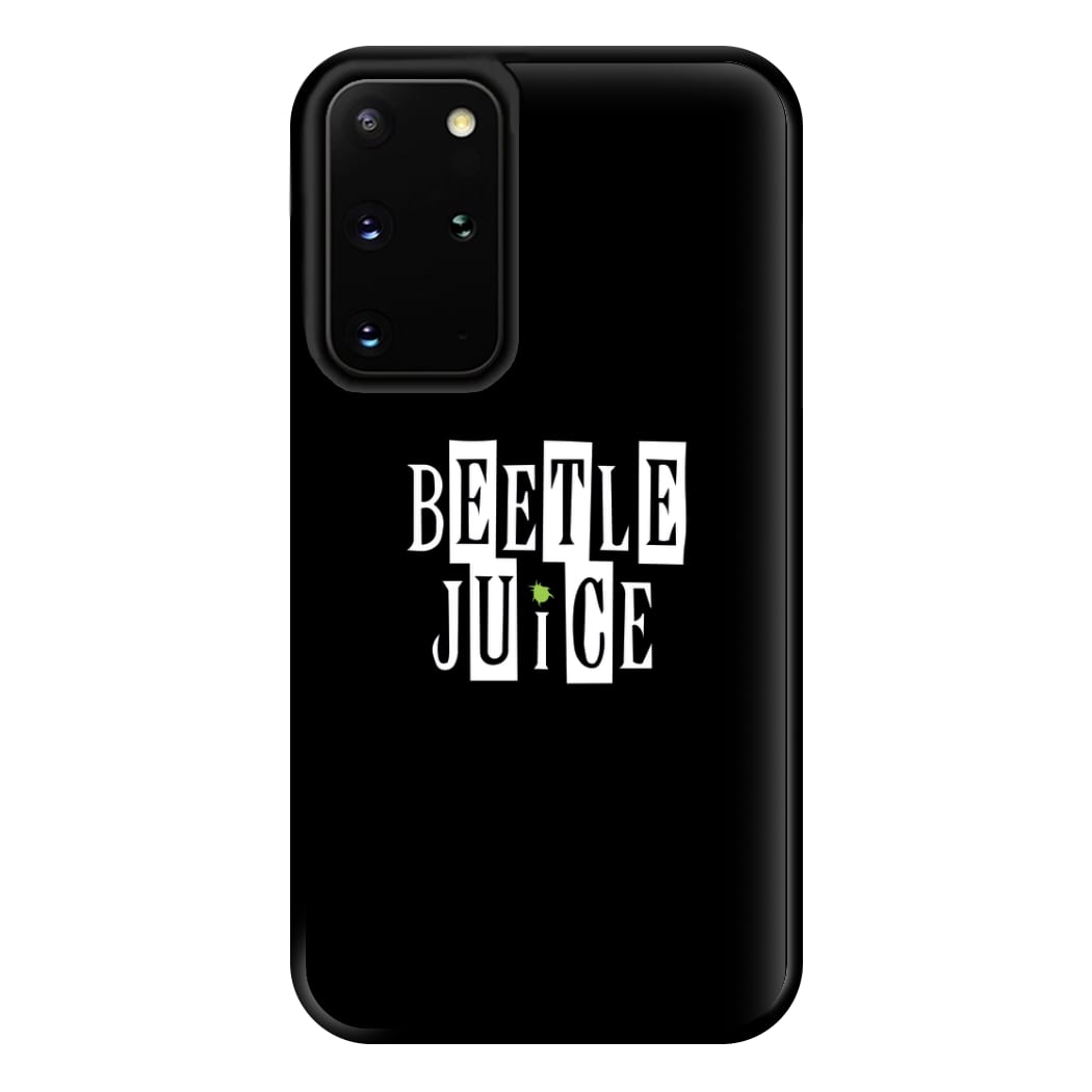 Text - Beetle Halloween Phone Case for Galaxy S20 Plus