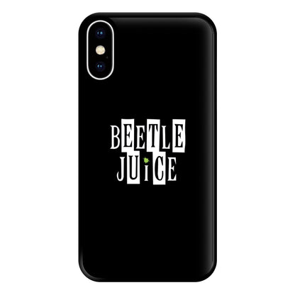 Text - Beetle Halloween Phone Case for iPhone XS Max