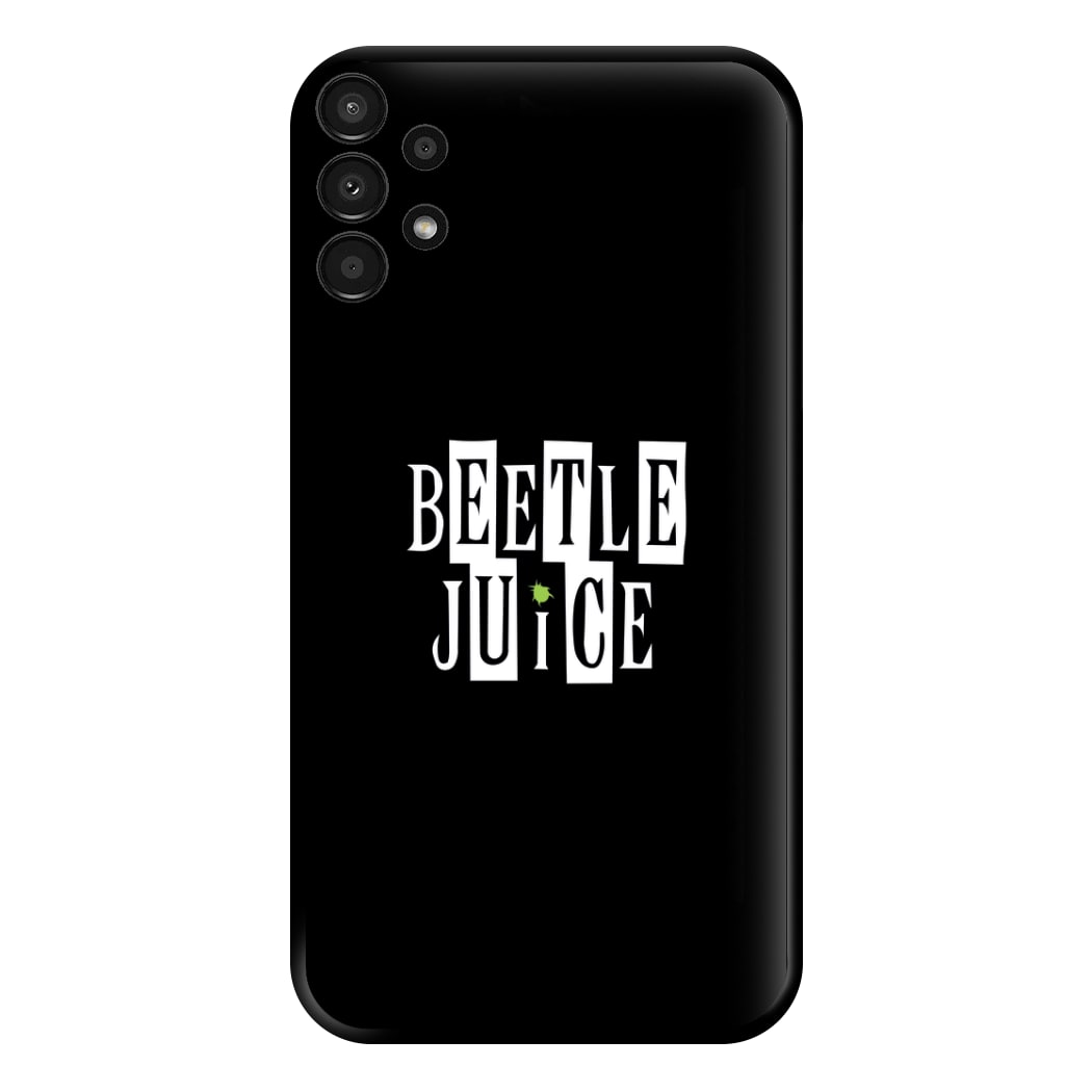 Text - Beetle Halloween Phone Case for Galaxy A13