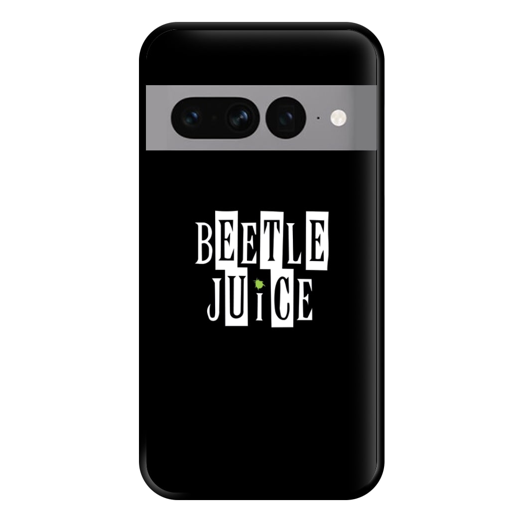 Text - Beetle Halloween Phone Case for Google Pixel 7 Pro