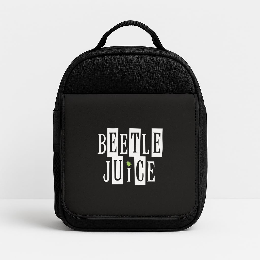 Text - Beetle Halloween Insulated Lunchbox