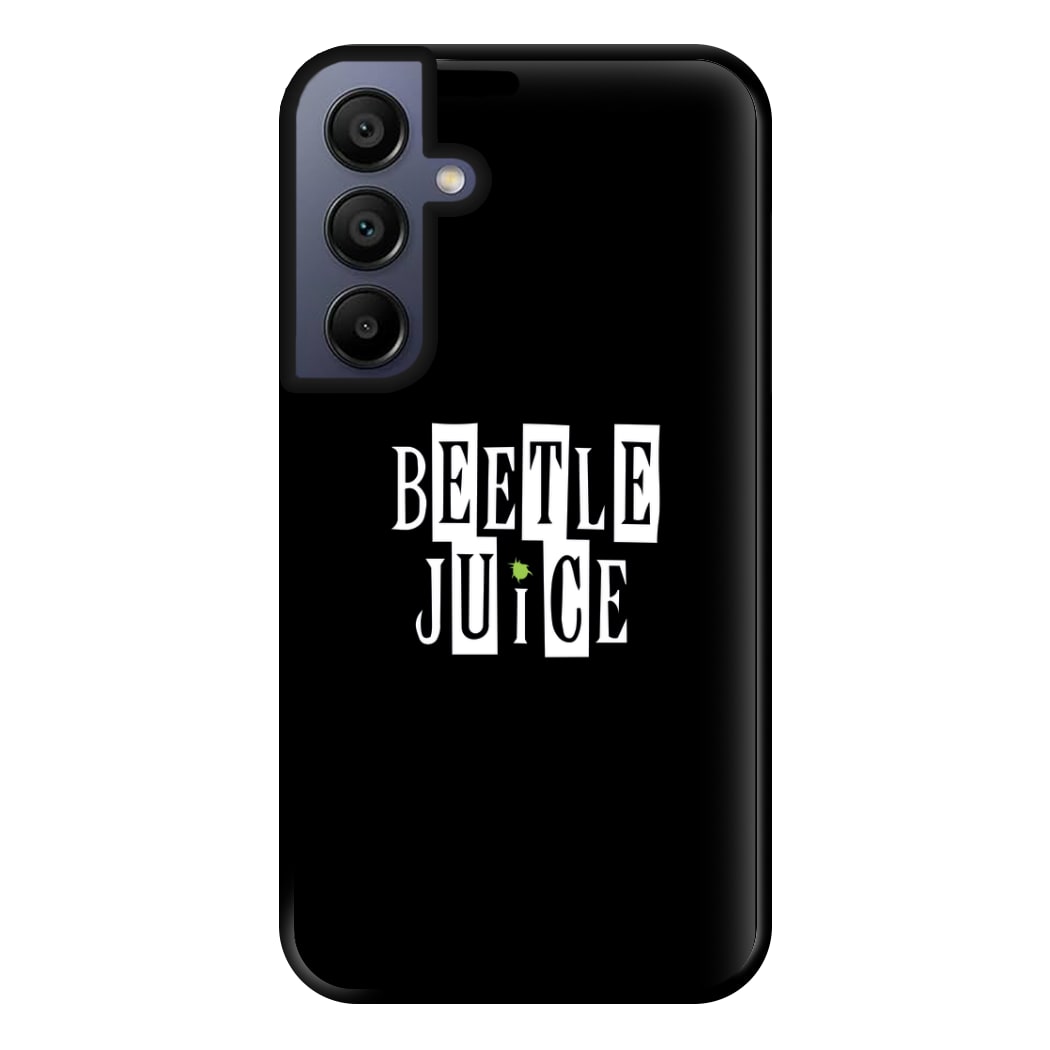 Text - Beetle Halloween Phone Case for Galaxy A15