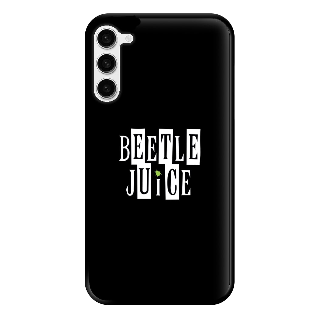 Text - Beetle Halloween Phone Case for Galaxy S23 Plus