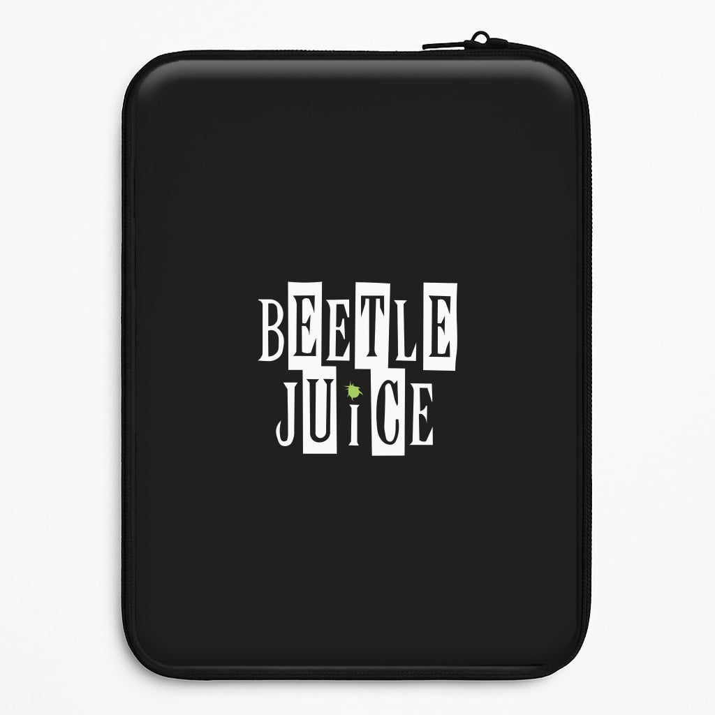 Text - Beetle Halloween Laptop Sleeve