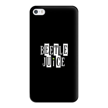 Text - Beetle Halloween Phone Case for iPhone 5 / 5s / SE 2016