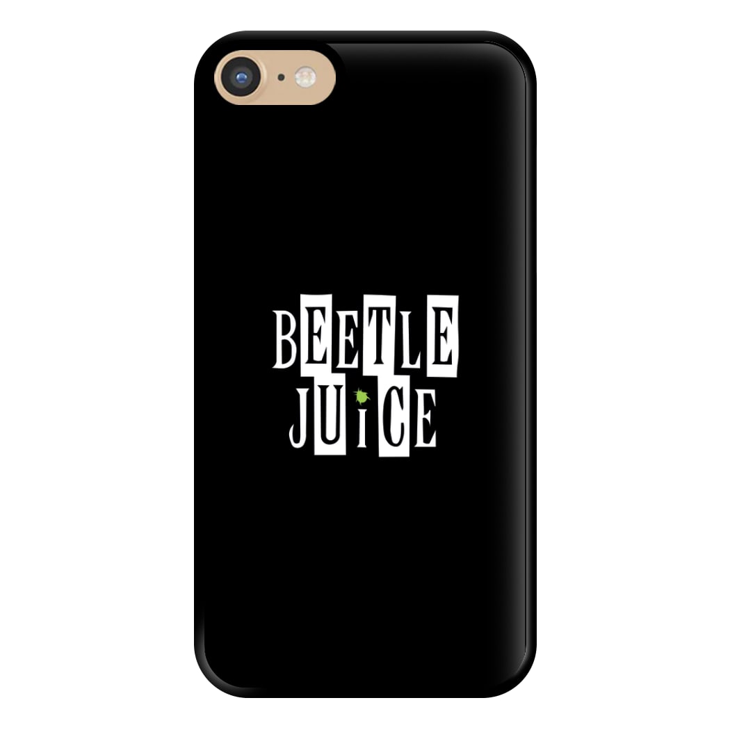 Text - Beetle Halloween Phone Case for iPhone 6 / 7 / 8 / SE