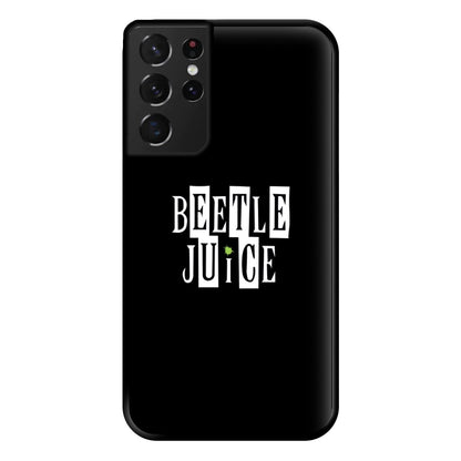 Text - Beetle Halloween Phone Case for Galaxy S21 Ultra