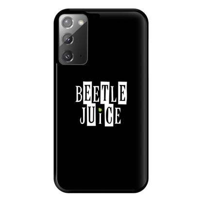 Text - Beetle Halloween Phone Case for Galaxy Note 20 Ultra