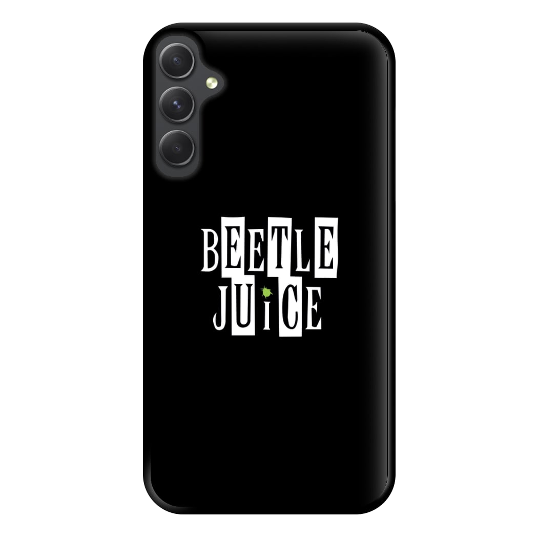 Text - Beetle Halloween Phone Case for Galaxy A14