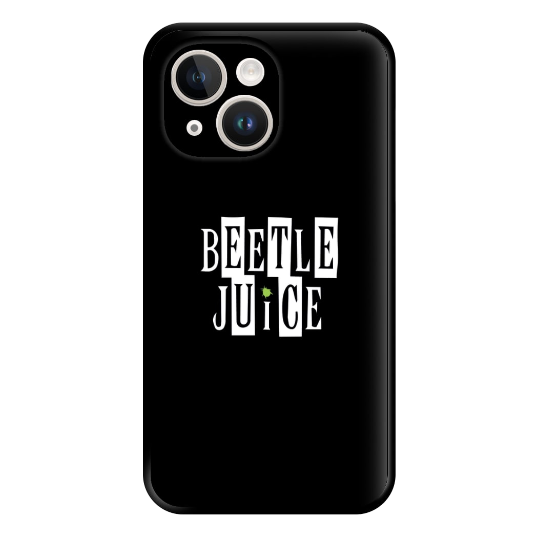 Text - Beetle Halloween Phone Case for iPhone 14 Plus