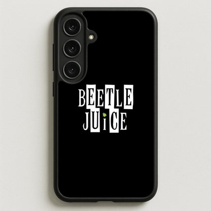 Text - Beetle Halloween Phone Case for Galaxy S25FE