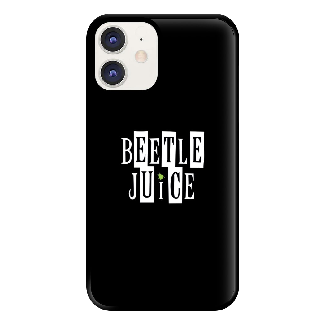 Text - Beetle Halloween Phone Case for iPhone 12 / 12 Pro