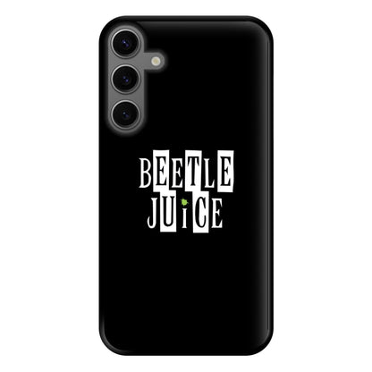 Text - Beetle Halloween Phone Case for Galaxy S23FE