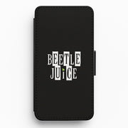 Text - Beetle Halloween Flip / Wallet Phone Case 1