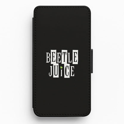 Text - Beetle Halloween Flip / Wallet Phone Case