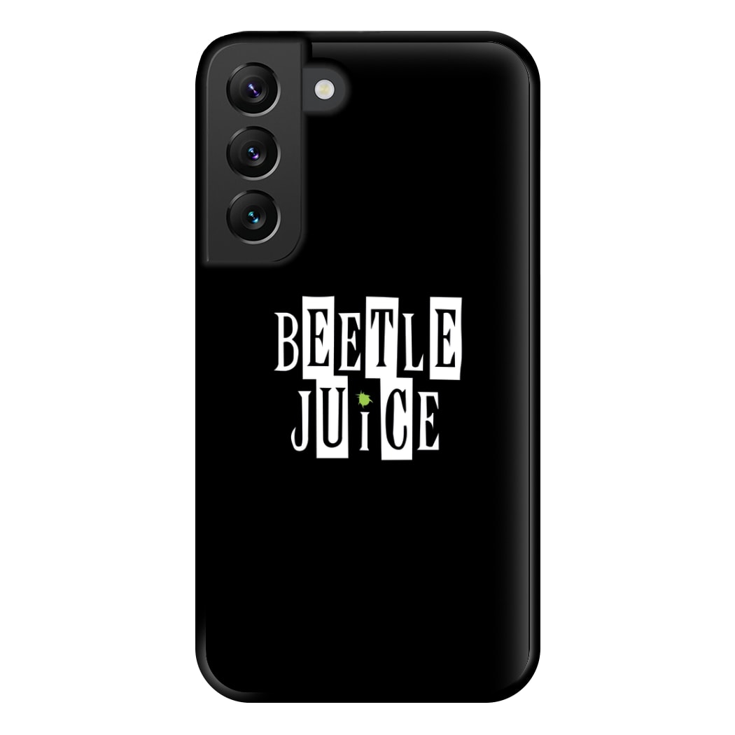 Text - Beetle Halloween Phone Case for Galaxy S22 Plus