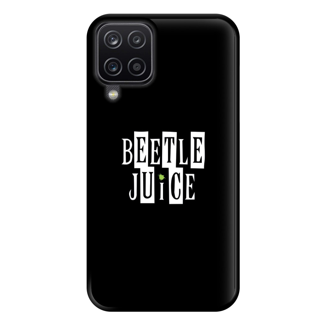 Text - Beetle Halloween Phone Case for Galaxy A12