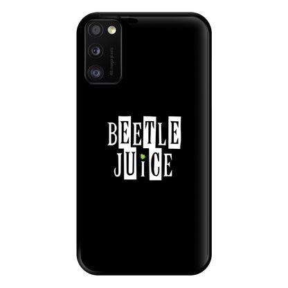 Text - Beetle Halloween Phone Case for Galaxy A41