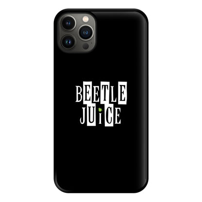 Text - Beetle Halloween Phone Case for iPhone 13