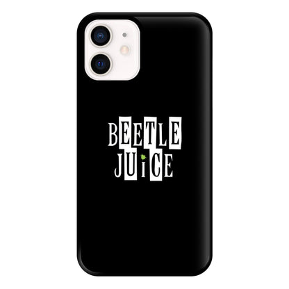 Text - Beetle Halloween Phone Case for iPhone 12 Mini