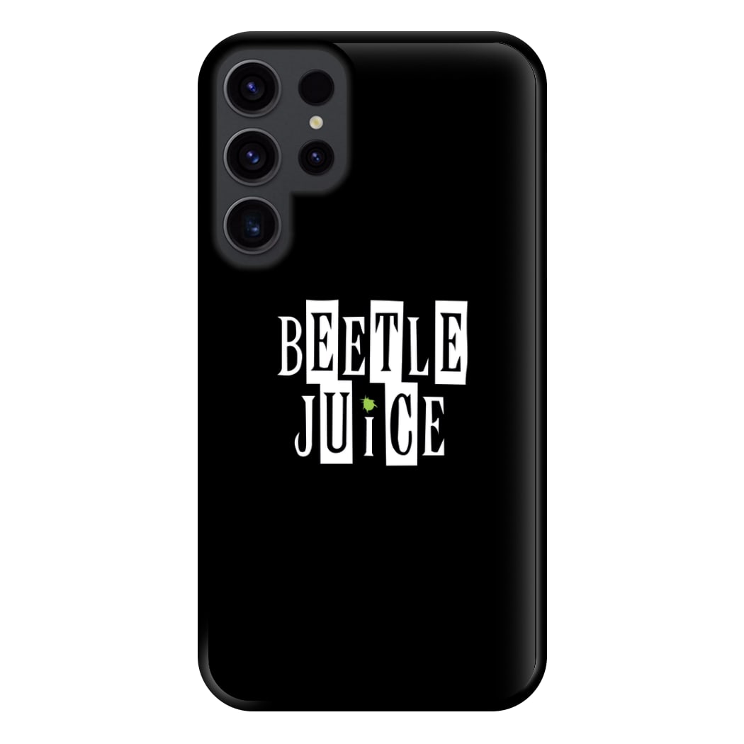 Text - Beetle Halloween Phone Case for Galaxy S23 Ultra