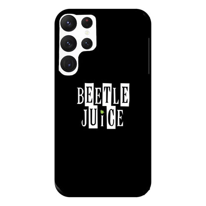 Text - Beetle Halloween Phone Case for Galaxy S22 Ultra