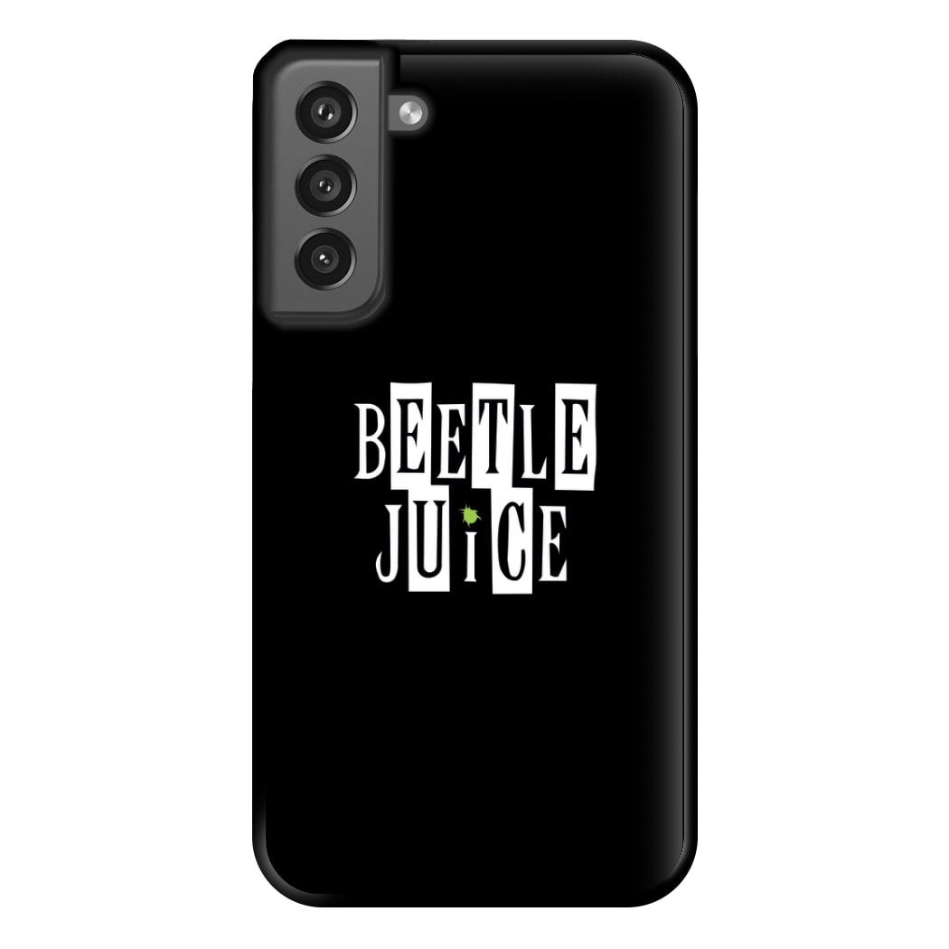 Text - Beetle Halloween Phone Case for Galaxy S21FE