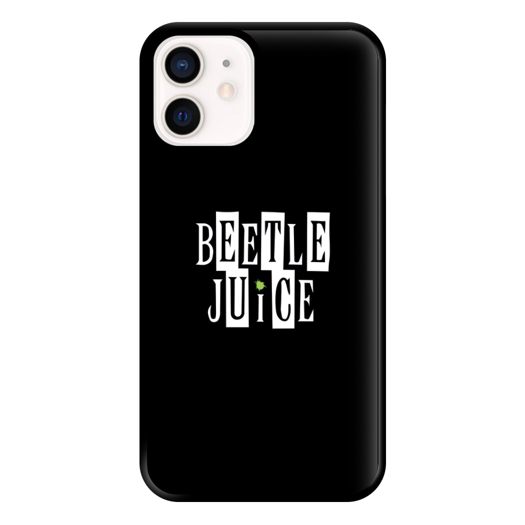 Text - Beetle Halloween Phone Case for iPhone 13 Mini