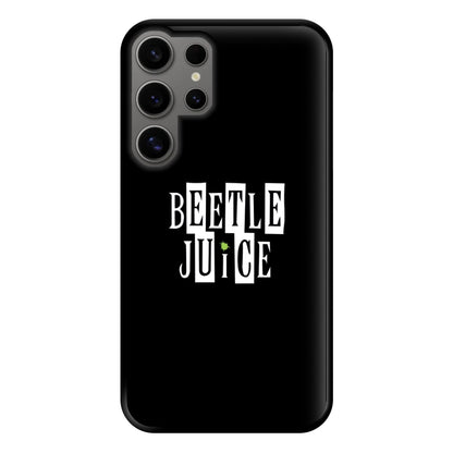 Text - Beetle Halloween Phone Case for Galaxy S24 Ultra