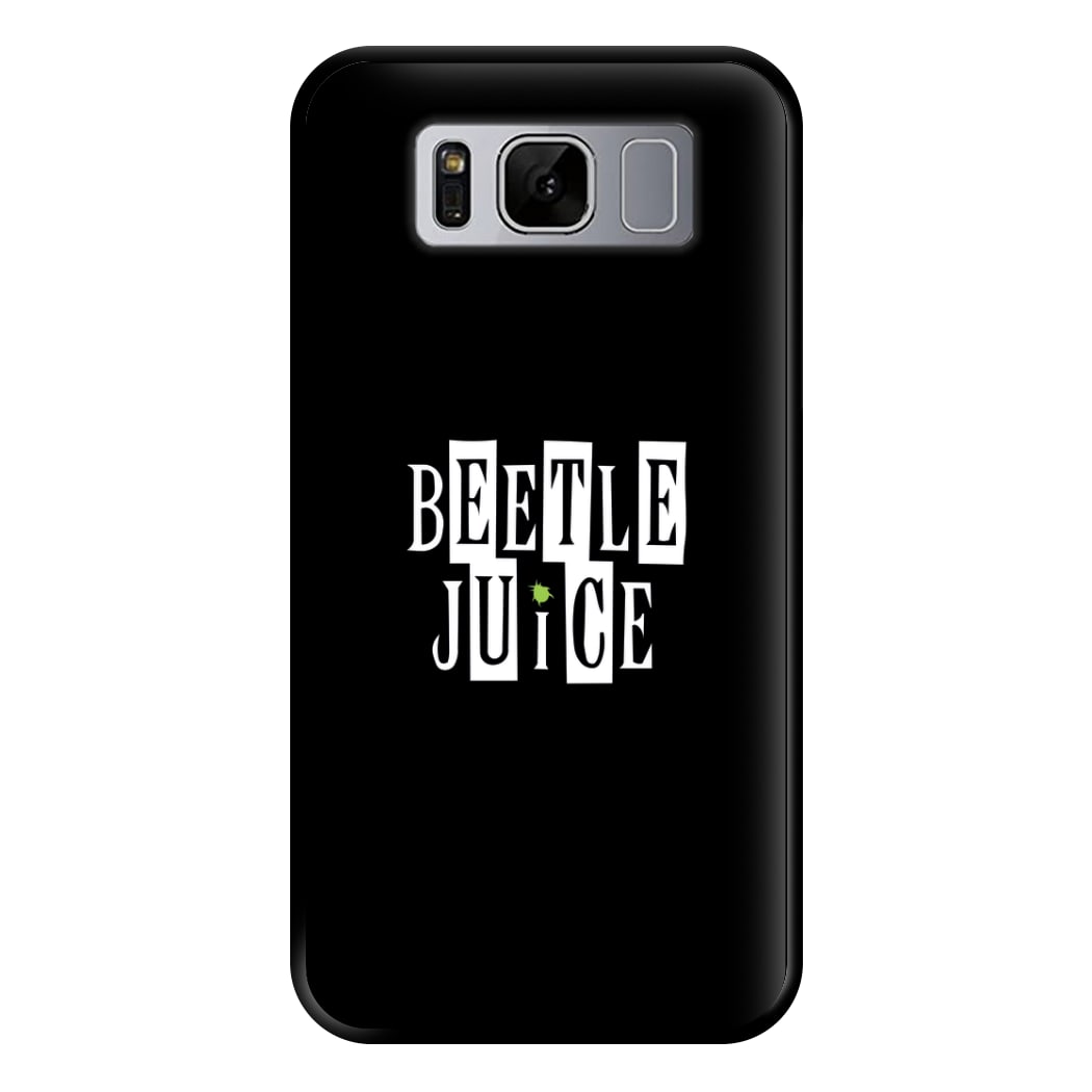 Text - Beetle Halloween Phone Case for Galaxy S8 Plus