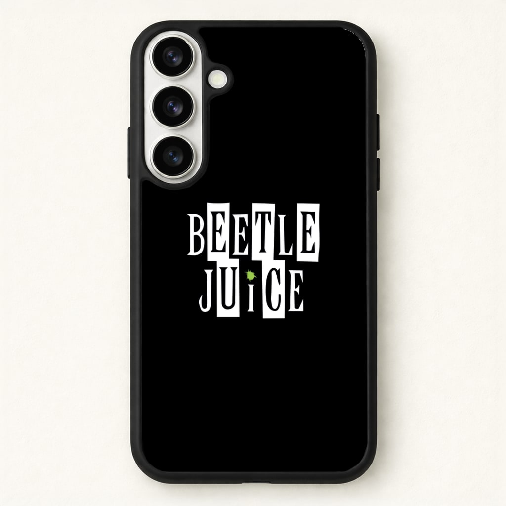 Text - Beetle Halloween Phone Case for Galaxy S26 Plus