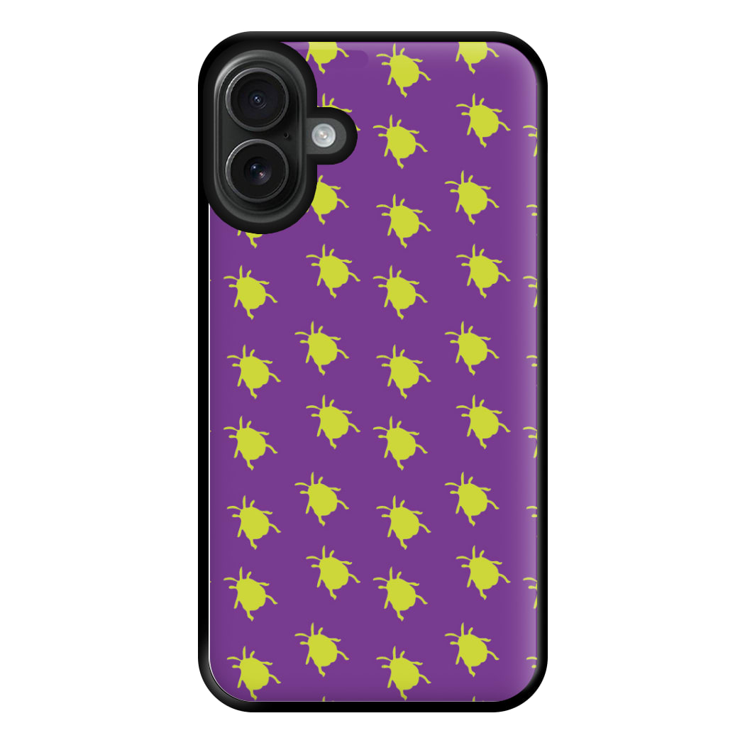 Bug Pattern - Beetle Halloween Phone Case for iPhone 16 Plus