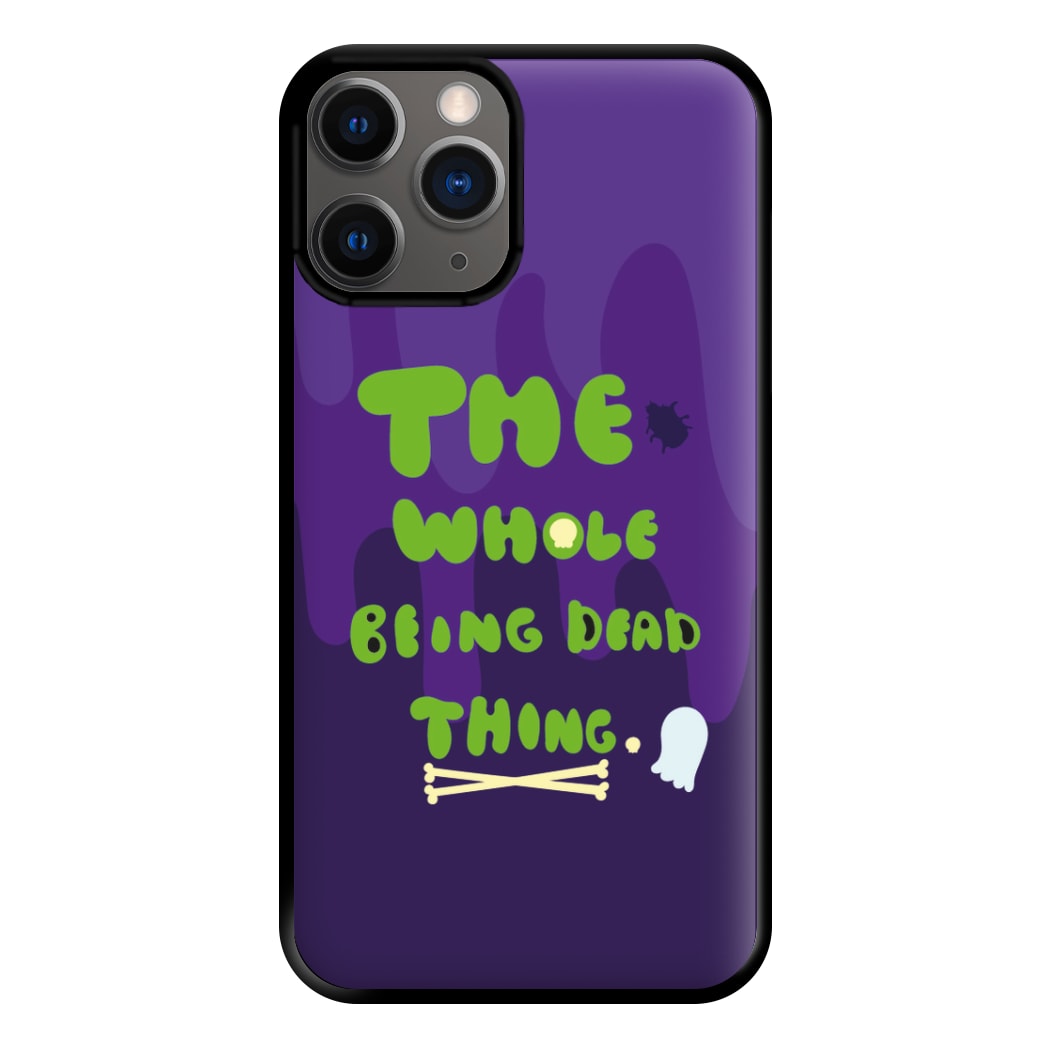 The Whole Being Dead Thing - Beetle Halloween Phone Case for iPhone 12 Pro Max