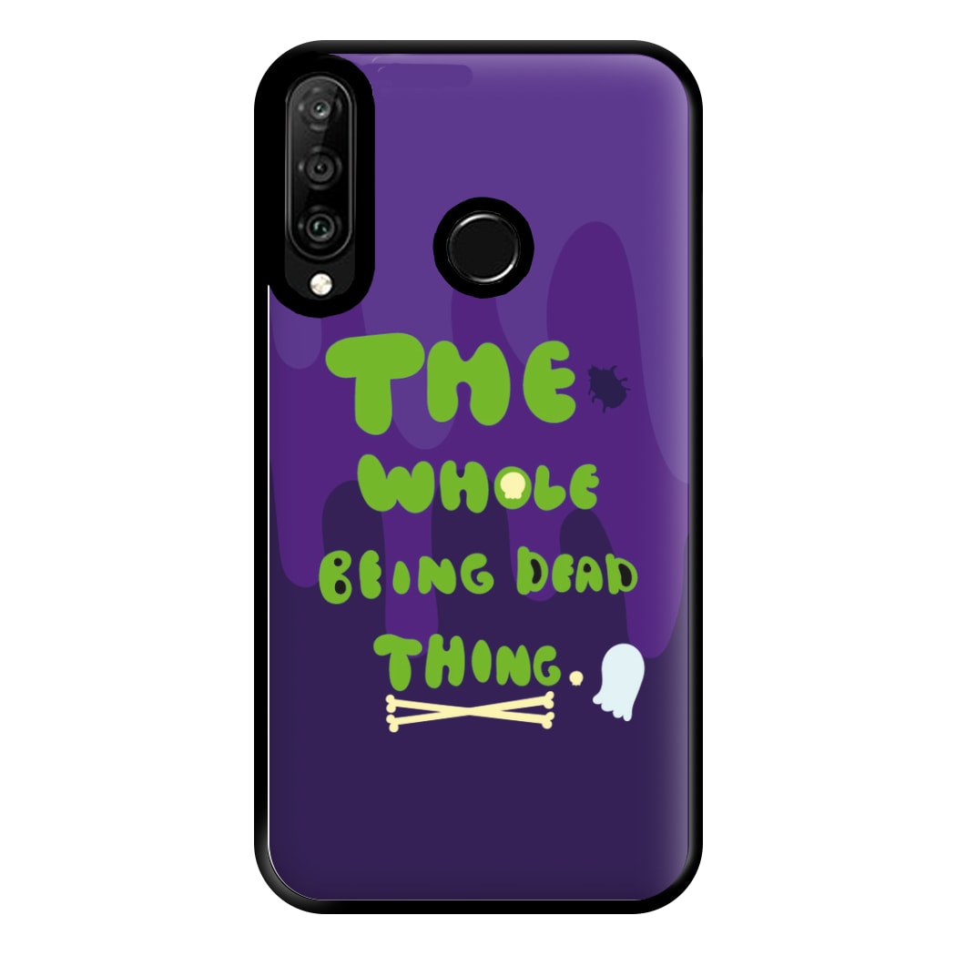 The Whole Being Dead Thing - Beetle Halloween Phone Case for Huawei P30 Lite