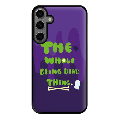 The Whole Being Dead Thing - Beetle Halloween Phone Case for Galaxy S23FE