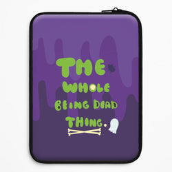 The Whole Being Dead Thing - Beetle Halloween Universal Laptop Sleeve