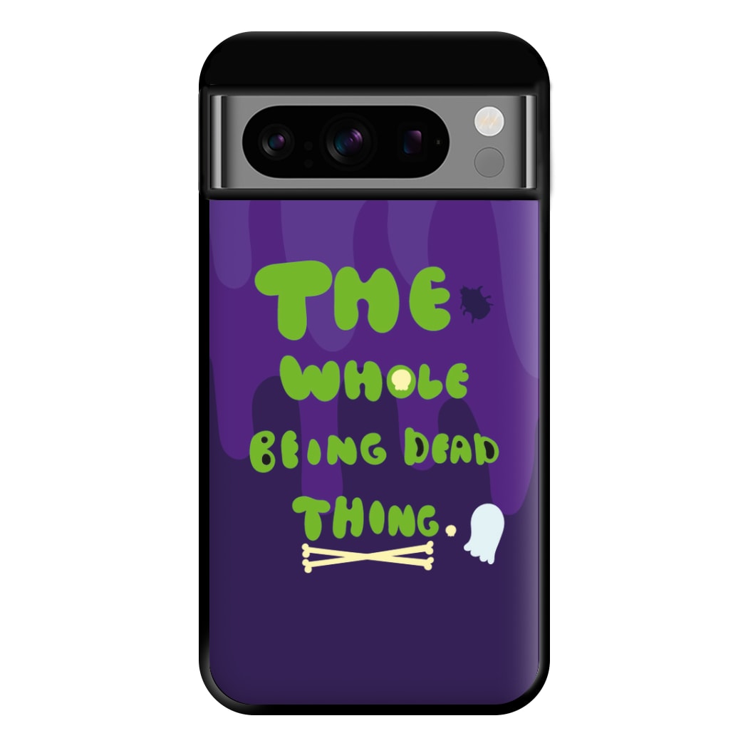 The Whole Being Dead Thing - Beetle Halloween Phone Case for Google Pixel 8 Pro