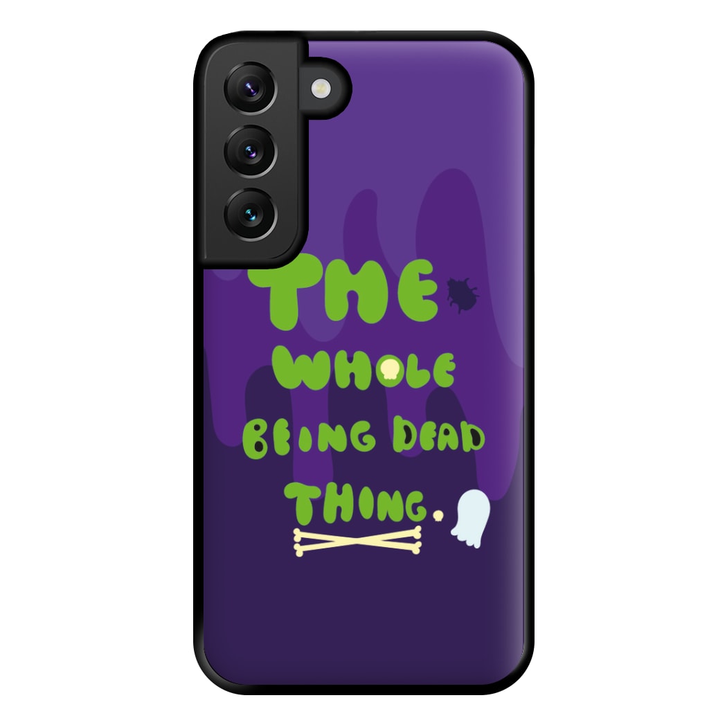 The Whole Being Dead Thing - Beetle Halloween Phone Case for Galaxy S22 Plus