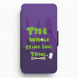 The Whole Being Dead Thing - Beetle Halloween Flip / Wallet Phone Case