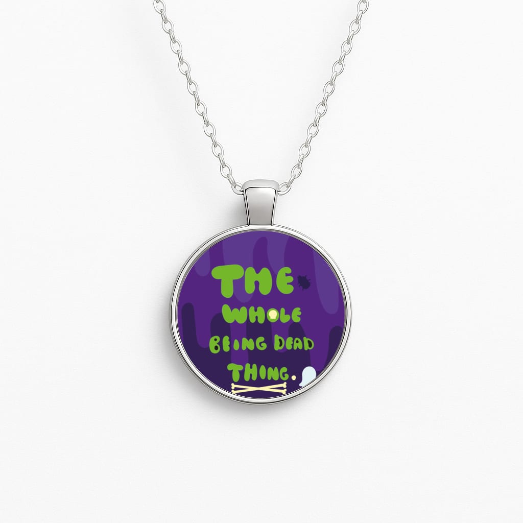 The Whole Being Dead Thing - Beetle Halloween Necklace